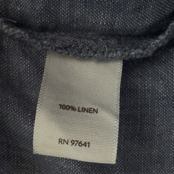 J. Jill Love Linen Pull on Linen Capri Pant Women's Size Medium Petite - Picture 5 of 7